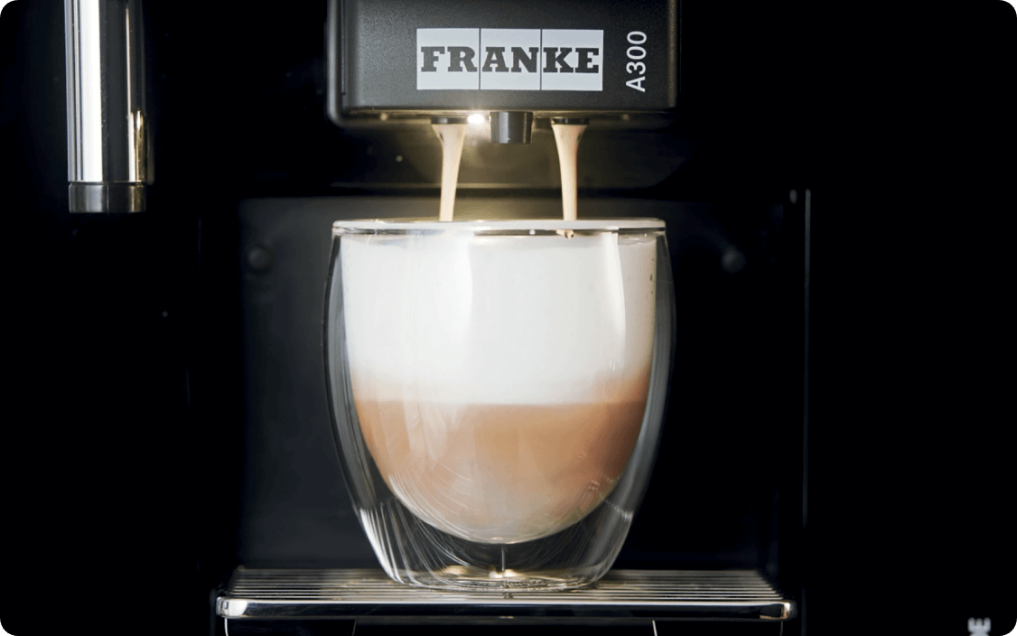 FRANKE A300 よりコンパクトなコーヒーマシン